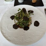 ラ・ブランシュ - 4皿目
      筍、フォアグラ、田芹。