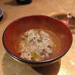 シャテーニュ - 鰯とピーマンと新生姜の炊き込みごはん