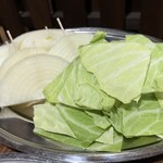 焼肉 源 - 玉ねぎ/キャベツ