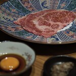 中目黒焼肉 登牛門 - リブロース焼きすき