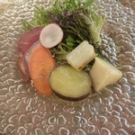 イタリアン POZ DINING - 新鮮野菜のサラダ