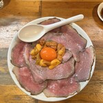 極汁美麺 umami - 上州牛ローストビーフまぜそば（2300円）