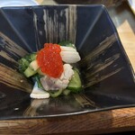 小料理 椿 - 酢の物〜胡瓜とキウイが同居♪