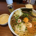 特製もりそば 瑛 - 料理写真:辛まぜそば【大盛り】  半ライス