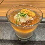 俺のイタリアン - ウニ、ズワイガニ、季節のムース