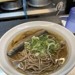 立喰うどん・そば　大和庵 - 先輩のオーダー@550円の『ニシンそば』