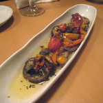 hayari - 茄子とパプリカのオリーブオイル和え