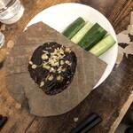 地酒・立ち呑み 酒母や - ほうば味噌ときゅうり♡このほうば味噌がとっても日本酒のアテに良き良きー♡