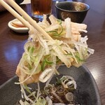 うなぎ料理 三代目うな東 昭和四十四年創業 - 奥三河地鶏しもふり  ネギたっぷりが合う