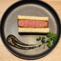 焼肉うしごろ 横浜店 - 牛ヒレカツサンド