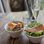 カフェ オトノヴァ - ホリデイランチのミニサラダ