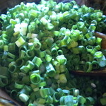 うどん あずま家 - かなり上質で新鮮な小ネギです。（好）