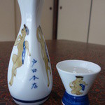 割烹 戸田本店 - 熱燗。もちろん音戸の華鳩。