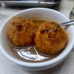 七福神 - ライスボール　　カレーがかかっています！