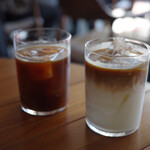 where - アイスアメリカーノ、アイスカフェラテ