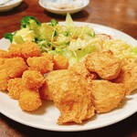 居酒屋 なかひら - チーズカリカリ揚げ、すりみの天ぷら