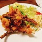 居酒屋 なかひら - ゲソカラアゲ