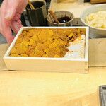 鮨 とぐら - バフンウニ　byまみこまみこ