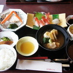 杜若 - 治部煮定食1850円