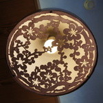 杜若 - 40年以上使っている銅製の電球傘