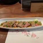 ひなたや - 1番人気、白レバー刺し