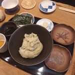 手打ちそば 根津 鷹匠 - 蕎麦がき