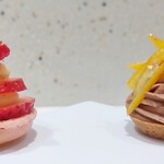 Haruka Murooka - いちごマカロン/ブラッドオレンジショコラタルト