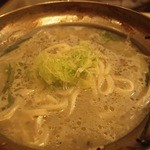 じろう桜 - 鍋の〆はうどん
