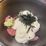 旬鮮菜宴 甚家 - マグロやまかけ