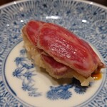 肉料理ふくなが - リブのカブリの赤酢寿司