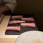 銀座 有涯 - 寒ブリ