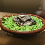 銀座 有涯 - 鰯（いわし）とセリ