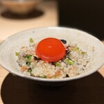 銀座 有涯 - 2杯目は黄卵