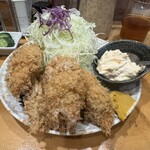 とんかつ かつ壱 - カキフライ