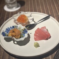 食幹 渋谷 - 刺身いいところ3種盛り合わせ　（0.5人前）