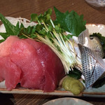 Kushiyaki Haneya - 本日のおすすめから、マグロと小肌