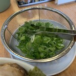 てんぐ 常盤店 - ネギ付いてくる