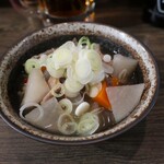 串焼き 浅五郎 - ・「日替わり煮込み 牛すじ(¥528)」