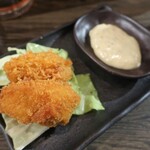 串焼き 浅五郎 - ・「カキフライ(¥216)」