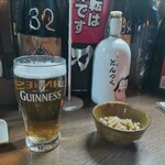 味の蔵どんつく - ノンアルコールビールとお通し
