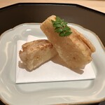 味幸 - 筍とぐじのはさみ揚げ