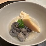 味幸 - 筍 湯葉 わらびの煮物