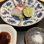 味幸 - 鯛（明石）のお造り