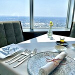 forty three - スタッフが手結びした水引と月の香りのおしぼり