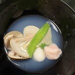 小城 - 筍・紅白しんじょう入り蛤椀