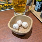 揚げたて串カツ円山横丁 てっちゃん - お通し 330円