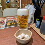 揚げたて串カツ円山横丁 てっちゃん - 乾杯(*´ω`)o∪