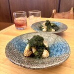 気楽酒場 若泉庵 - 甘鯛の松笠和え