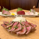 気楽酒場 若泉庵 - 和牛ローストビーフ！