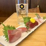 気楽酒場 若泉庵 - 鮮魚5種盛り！